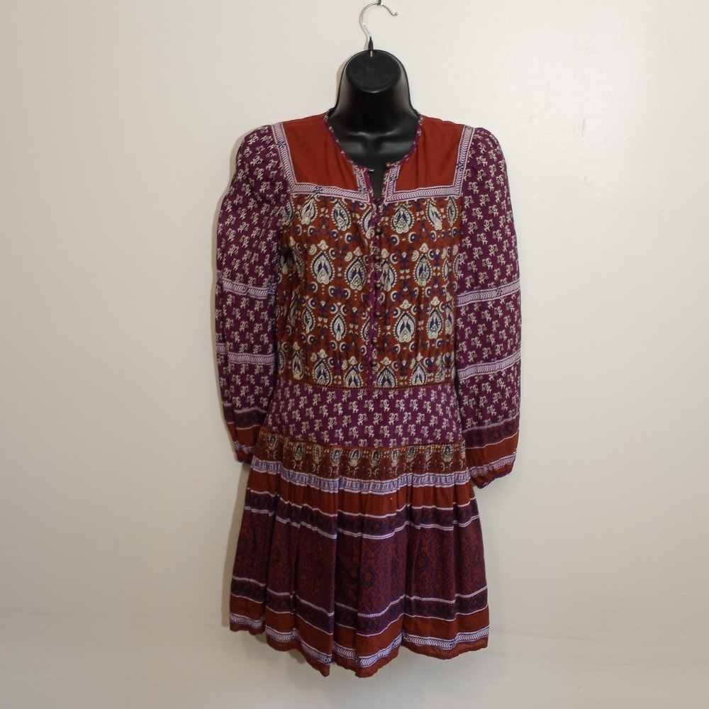 SEA NY - Multi Print Long Sleeve Dress